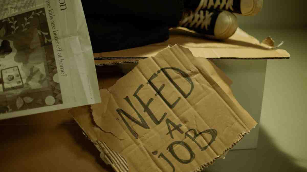 unemployed person