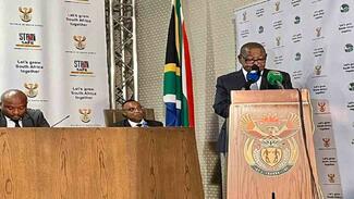 Blade Nzimande press conference