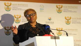 Minister of Social Development Lindiwe Zulu 