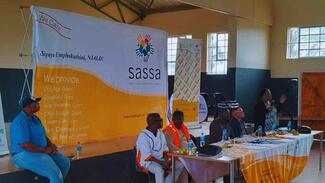 People applying for Sassa grants