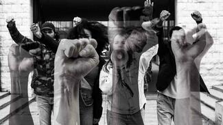 Wits students protesting in 2023 