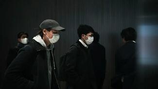People wearing masks in South Africa 