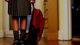 Child attending school 