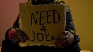 Youth searching for jobs