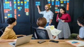 employees being educated at work